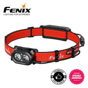 FENIX HP12R-T RØD HODELYKT 1300LM