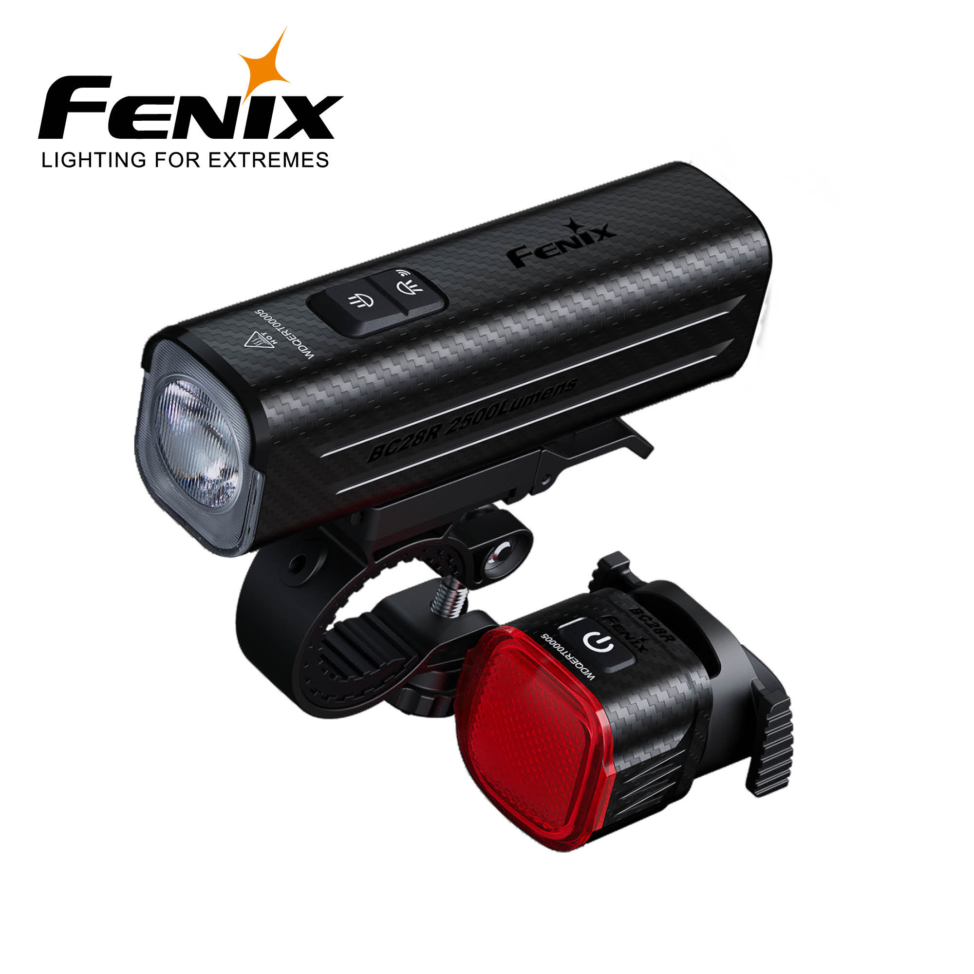 FENIX BC28R LED SMART SYKKELLYKT+BAKLYKT 2500LM - Bilde 2