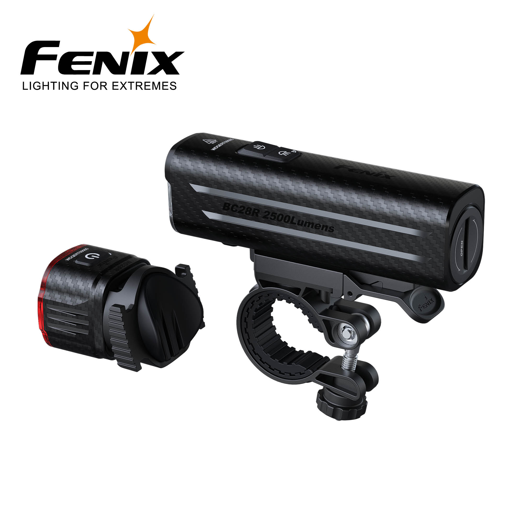 FENIX BC28R LED SMART SYKKELLYKT+BAKLYKT 2500LM - Bilde 5