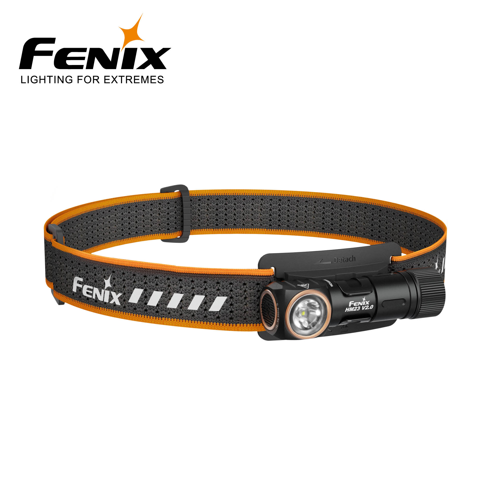 FENIX HM23 v2 LED 300LM HODELYKT HVIT/RØD - Bilde 2