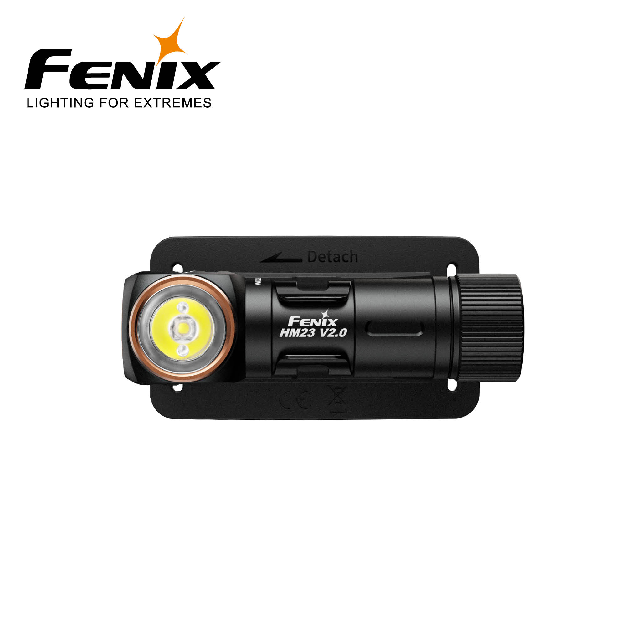 FENIX HM23 v2 LED 300LM HODELYKT HVIT/RØD - Bilde 5